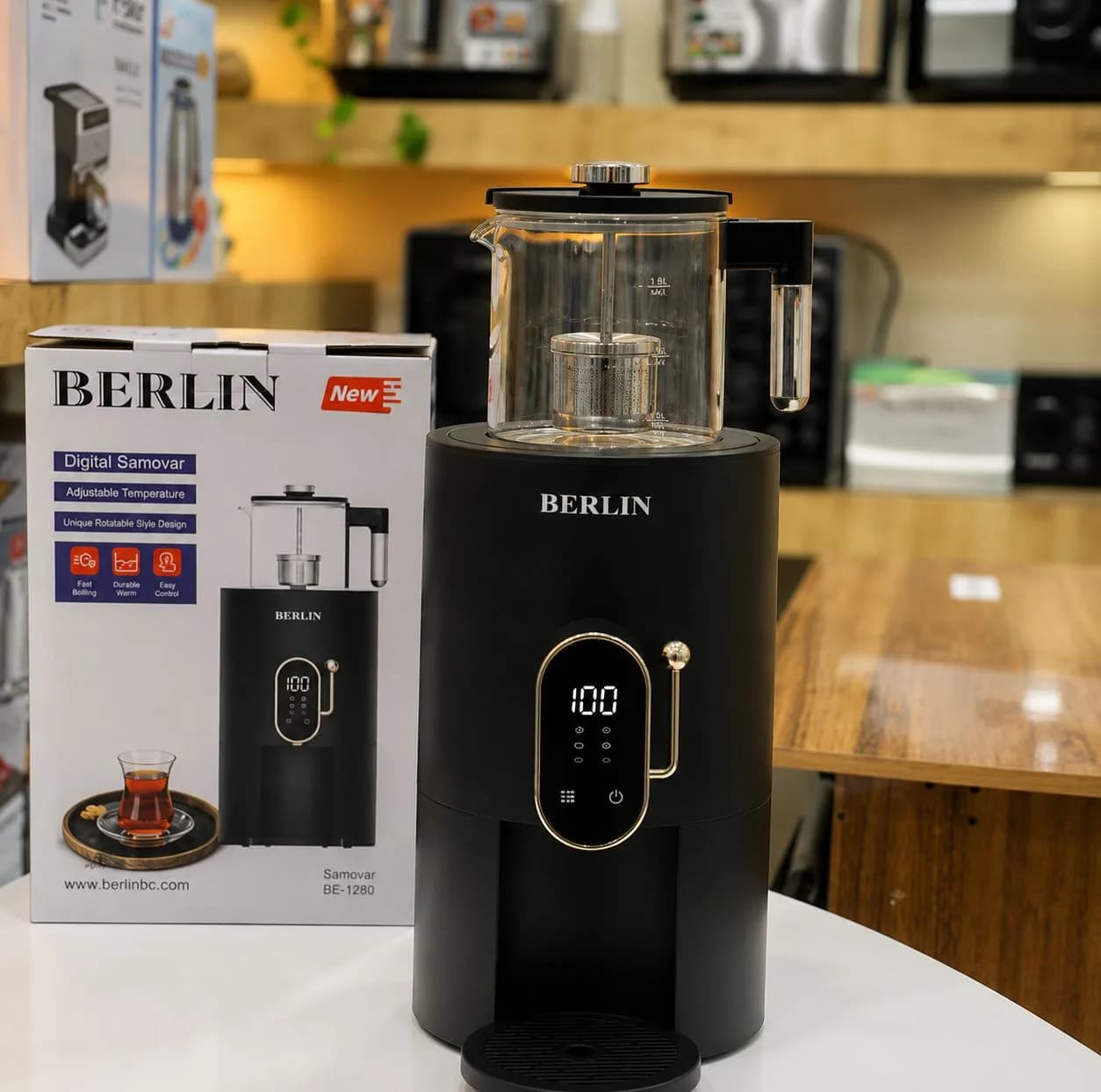 چای ساز روی هم برلین مدل BE-1280 — تصویر ۸