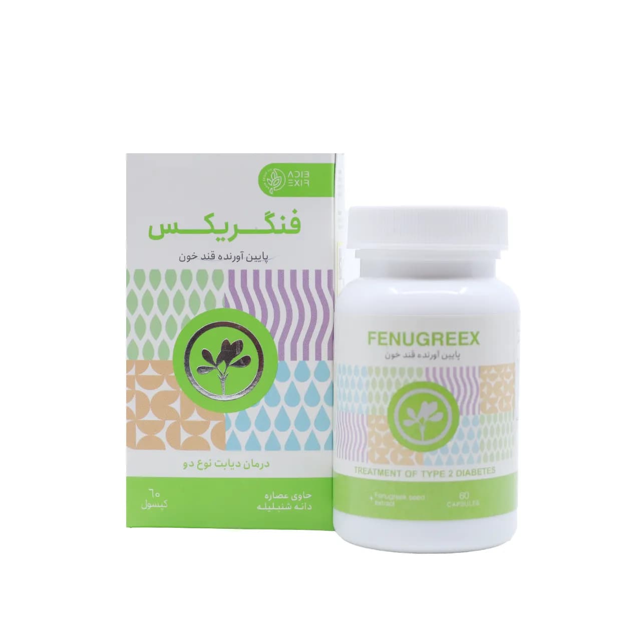 کپسول فنگریکس ادیب اکسیر 60 عدد