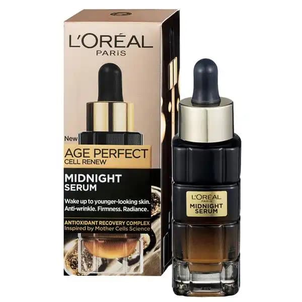 سرم شب ضد پیری لورال Loreal مدل Age Perfect Midnight Serum حجم 30 میل — تصویر ۲