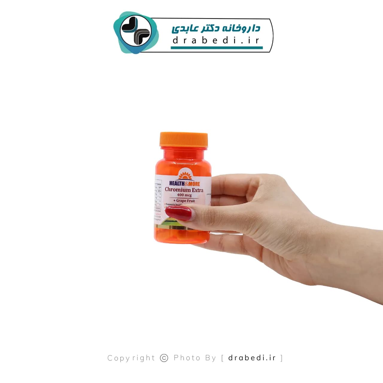 کپسول کرومیوم اکسترا 400 هلث اند مور 30 عدد — تصویر ۳