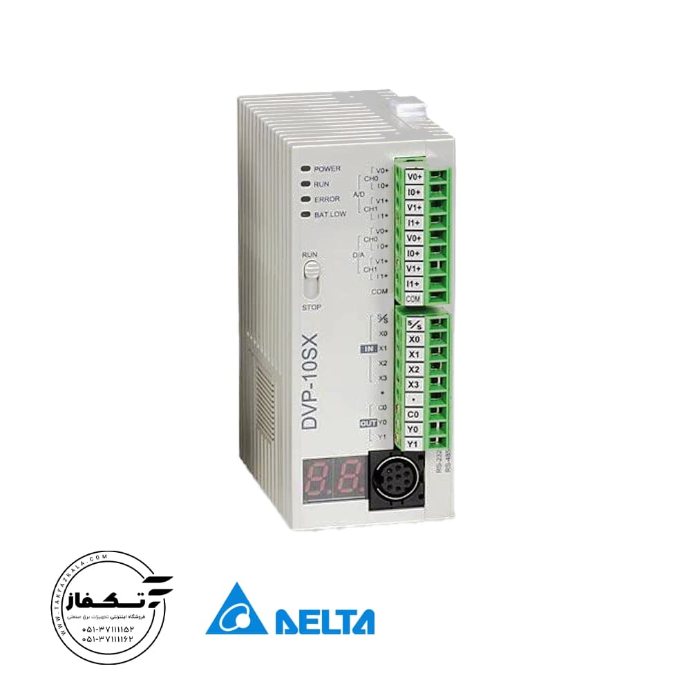 PLC دلتا مدل DVP10SX11R — تصویر ۴