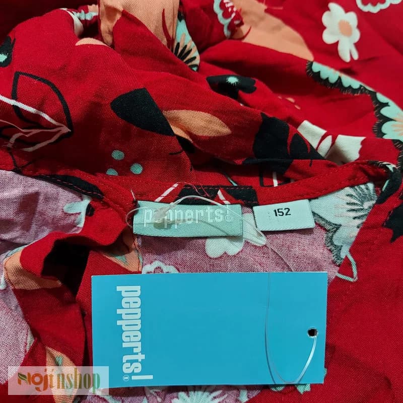 پیراهن دخترانه پیپرتس مدل گل و پروانه ۵۰۰۶ — تصویر ۶