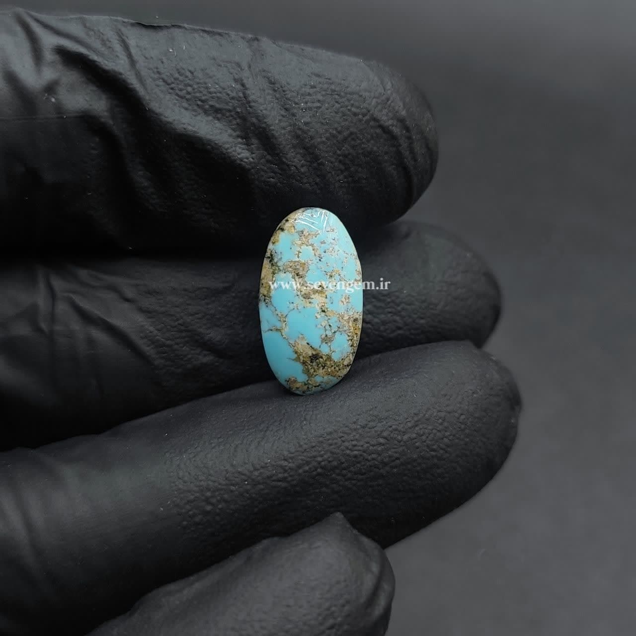 نگین فیروزه نیشابوری (کدB392) — تصویر ۵