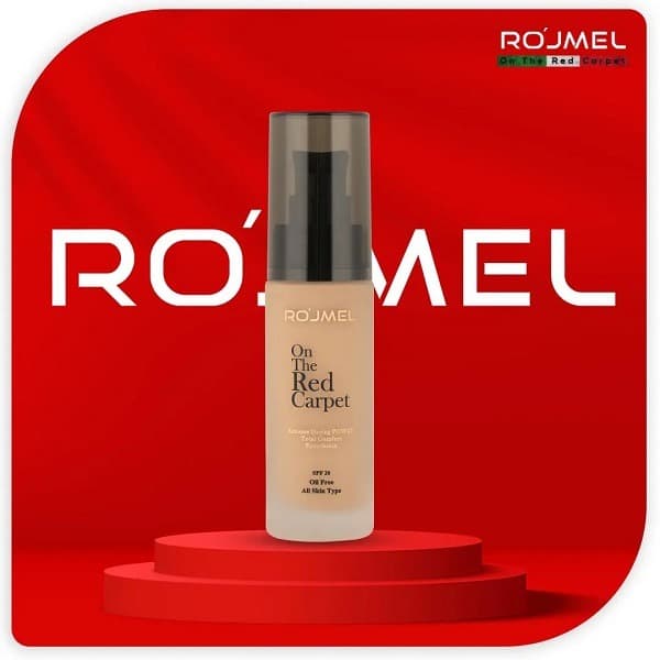 کرم پودر شیشه ای رژمل شماره 022 فاقد چربی SPF20 حجم 30 میل — تصویر ۶