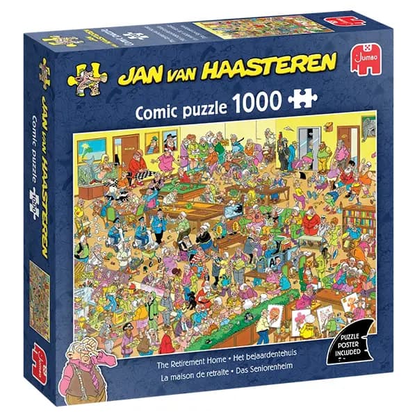 پازل 1000 تکه Jan van Haasteren جامبو طرح خانه سالمندان — تصویر ۴