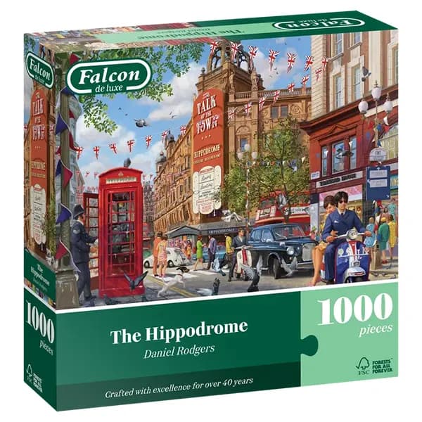 پازل 1000 تکه فالکون Falcon طرح هیپودروم — تصویر ۵