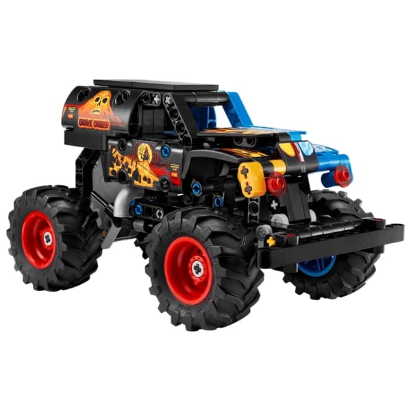 لگو تکنیک مدل 42219 مانستر Jam Grave Digger آتش و یخ — تصویر ۴