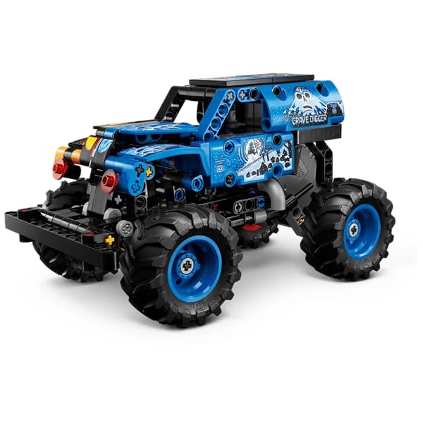 لگو تکنیک مدل 42219 مانستر Jam Grave Digger آتش و یخ — تصویر ۸