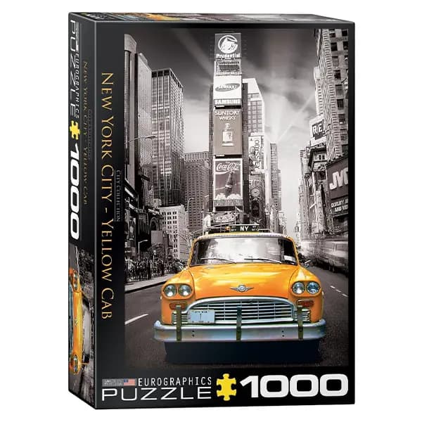 پازل 1000 تکه یوروگرافیکس Eurographics طرح تاکسی زرد نیویورک