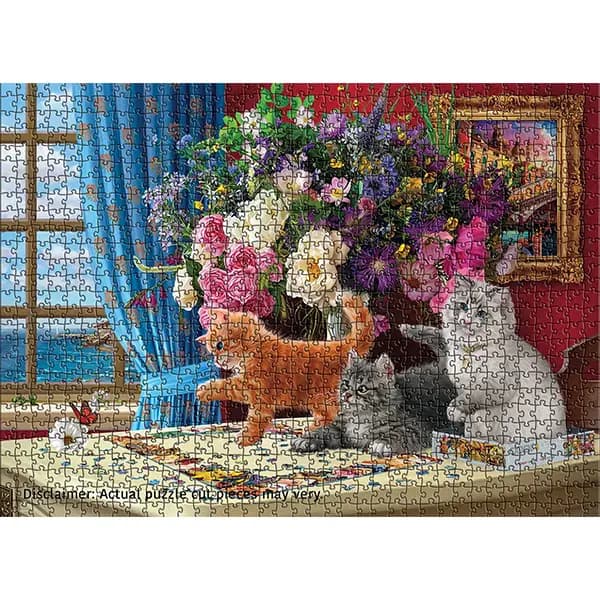 پازل 1000 تکه یوروگرافیکس Eurographics طرح گربه‌های پازل‌چین — تصویر ۱۱