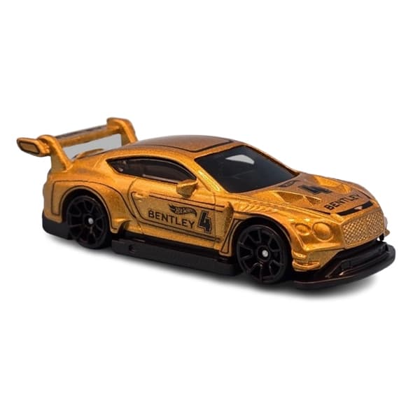 ماشین هات ویلز مدل 2018 Bentley Continental GT3 طلایی کد JBC18 — تصویر ۴