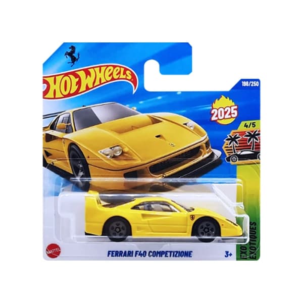 ماشین هات ویلز مدل Ferrari F40 Competizione کد JBB92 — تصویر ۲