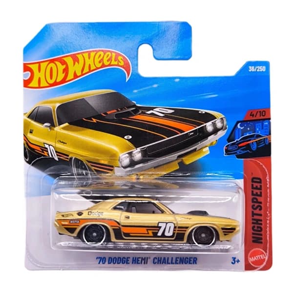 ماشین هات ویلز مدل 1970 Dodge Hemi Challenger کد JJJ07 — تصویر ۱۰