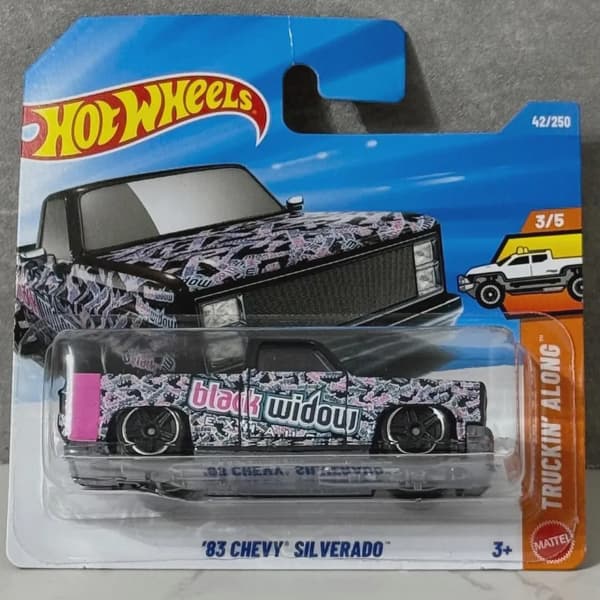 ماشین هات ویلز مدل 83′ Chevy Silverado کد JJJ13 — تصویر ۶
