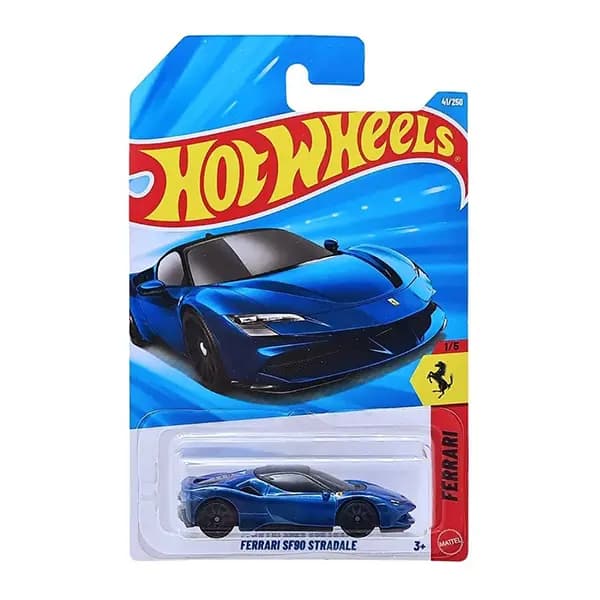 ماشین هات ویلز مدل Ferrari SF90 Stradale کد JJJ12 — تصویر ۲