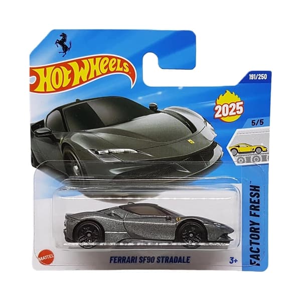ماشین هات ویلز مدل Ferrari SF90 Stradale کد HYY08 دودی — تصویر ۲