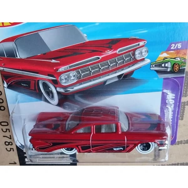 ماشین هات ویلز مدل ’59 Chevy Impala کد JJJ15 — تصویر ۸
