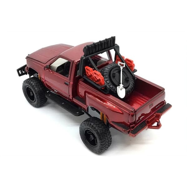 ماکت ماشین فلزی موتور مکس Motormax مدل 1:24 GMC Sierra GT Pickup Truck 1992 — تصویر ۶