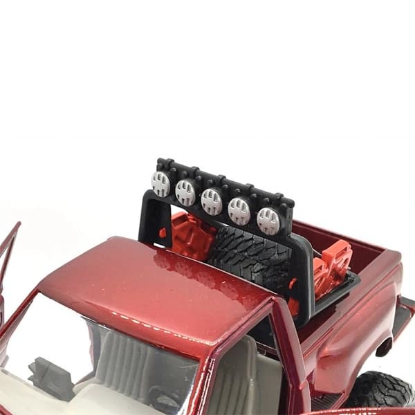 ماکت ماشین فلزی موتور مکس Motormax مدل 1:24 GMC Sierra GT Pickup Truck 1992 — تصویر ۸