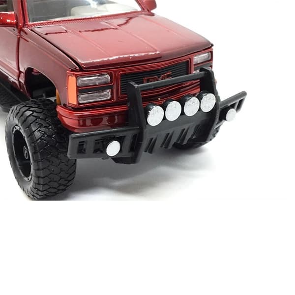 ماکت ماشین فلزی موتور مکس Motormax مدل 1:24 GMC Sierra GT Pickup Truck 1992 — تصویر ۷