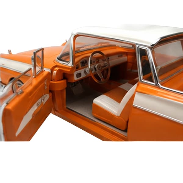 ماکت ماشین فلزی لاکی دایکست مدل 1957 Ford Ranchero Pickup Truck نارنجی — تصویر ۹