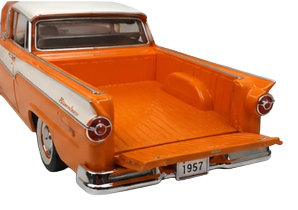 ماکت ماشین فلزی لاکی دایکست مدل 1957 Ford Ranchero Pickup Truck نارنجی — تصویر ۵