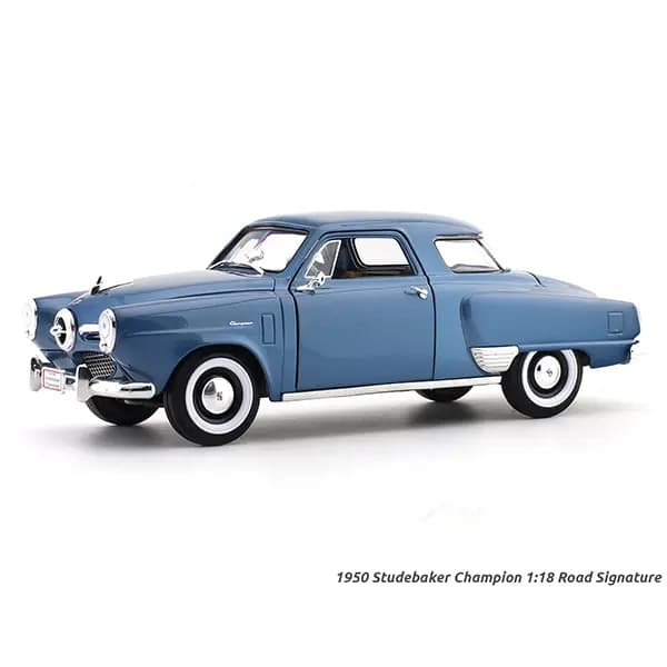 ماکت ماشین فلزی لاکی دایکست مدل 1950 Studebaker Champion آبی تیره — تصویر ۱۲