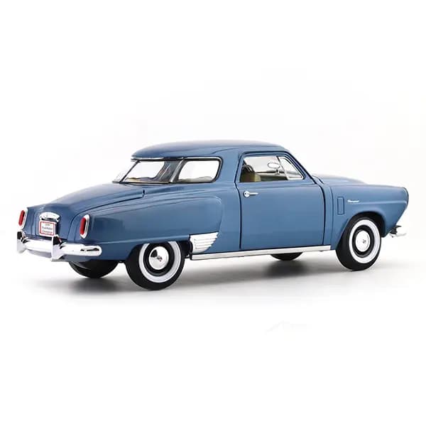 ماکت ماشین فلزی لاکی دایکست مدل 1950 Studebaker Champion آبی تیره — تصویر ۹