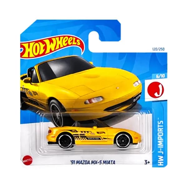 ماشین هات ویلز مدلMazda MX-5 Miata ’91 کد HTD80