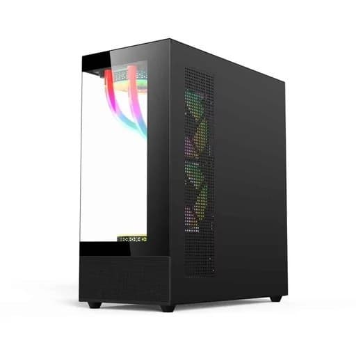 کیس کامپیوتر تسکو GC 4491 RGB Mid Tower مشکی — تصویر ۵