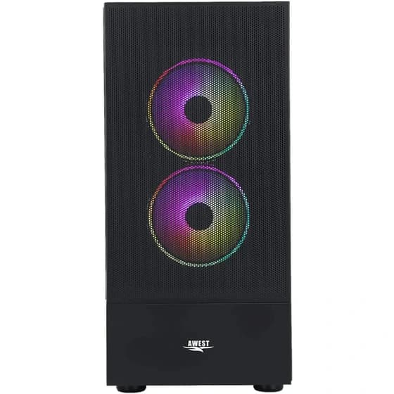 کیس کامپیوتر اوست GT-AV201-MB Plus Mid Tower مشکی — تصویر ۱۲