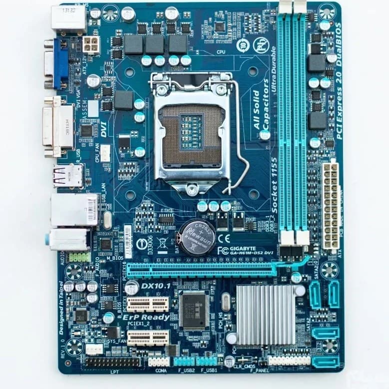 مادربرد گیگابایت GA-H61M-DS2 (استوک)
