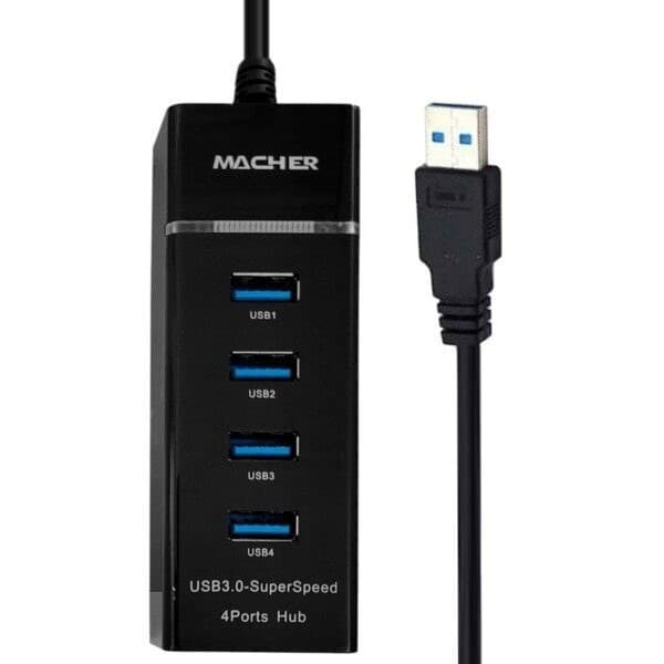 هاب USB 3.0 چهار پورت MACHER مدل MR-211 — تصویر ۳