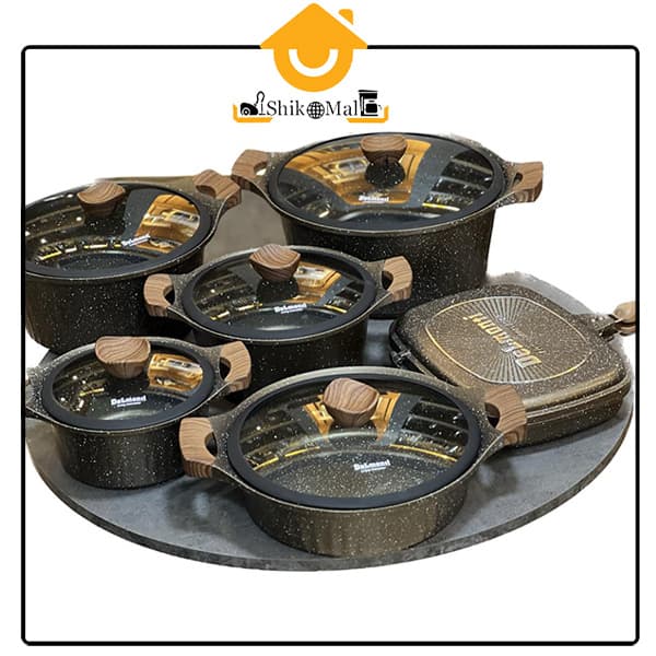 سرویس قابلمه نانو گرانیت دلمونتی مدل DL 1150 — تصویر ۲
