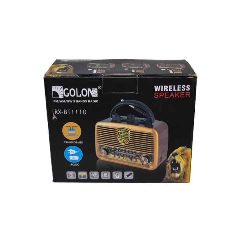 رادیو اسپیکر بلوتوثی فلش خور Golon RX-BT1110 — تصویر ۶