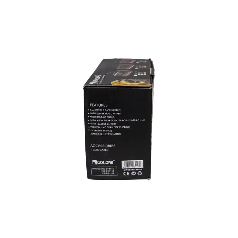 رادیو اسپیکر بلوتوثی فلش خور Golon RX-BT1110 — تصویر ۸