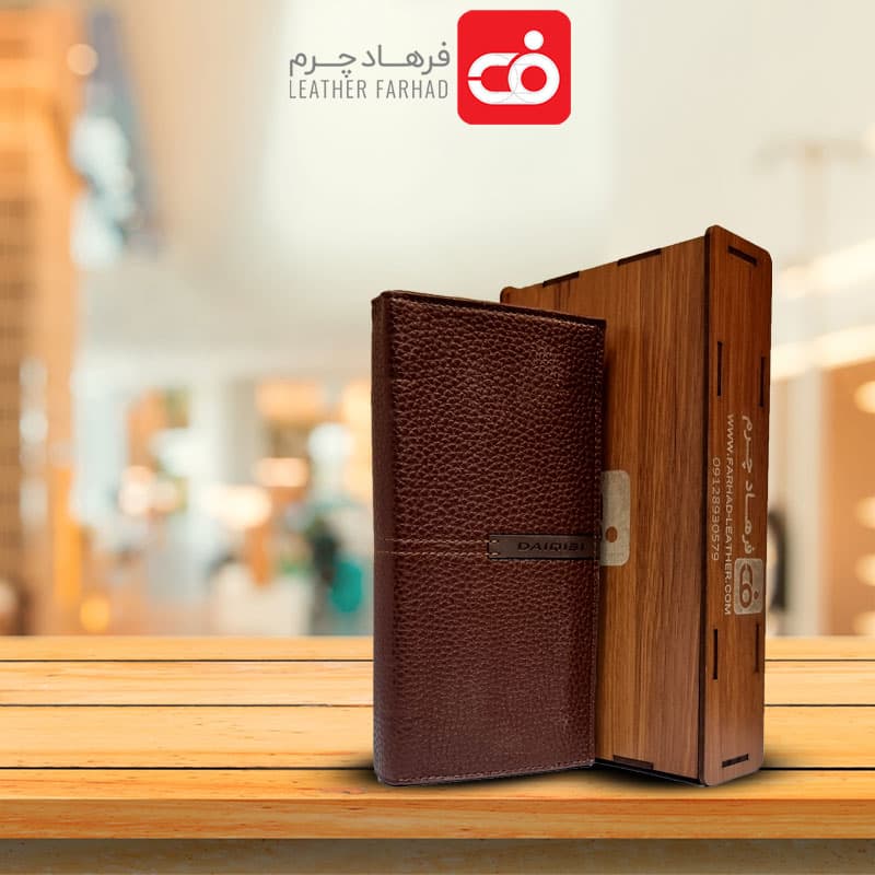 کیف پول پالتویی چرم صنعتی خارجی،