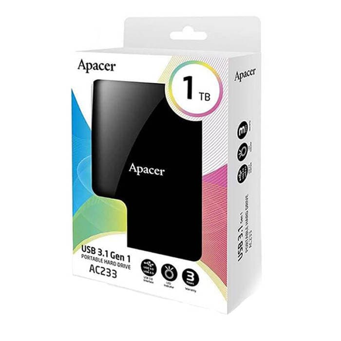 هارد اکسترنال اپیسر Apacer AC233 1TB — تصویر ۵
