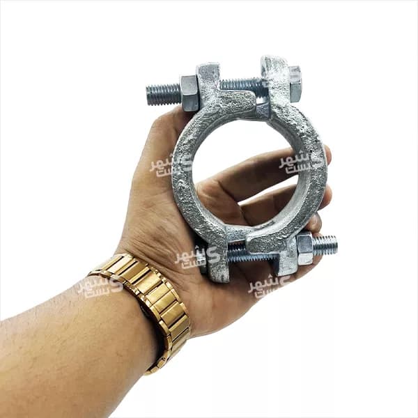 بست فشارقوی کمپرسوری سایز 2 اینچ پهن SL80 برند TDR — تصویر ۴
