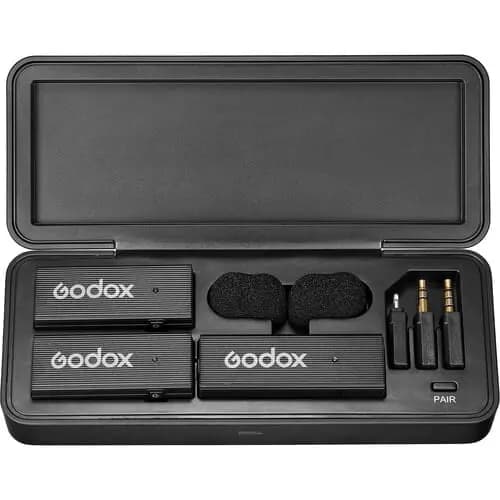 میکروفن بیسیم دو نفره گودکس Godox MoveLink Mini LT برای دوربین و iOS — تصویر ۹