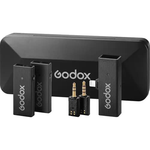 میکروفن بی‌سیم دو نفره گودکس Godox MoveLink Mini LT برای دوربین و iOS