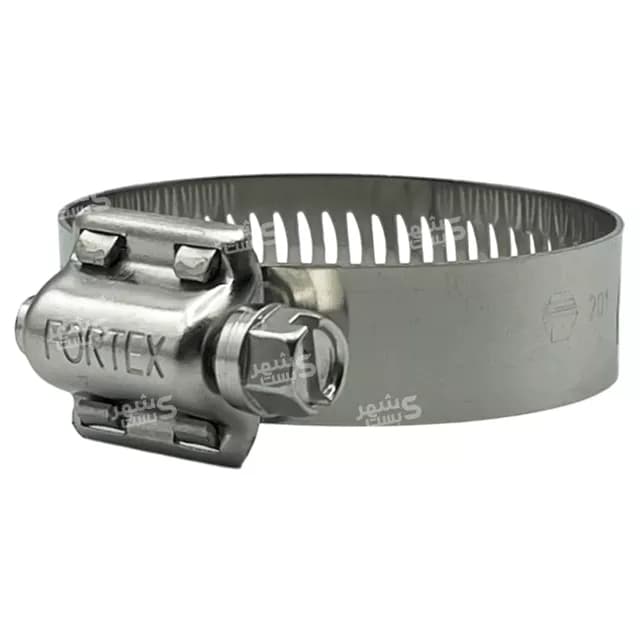 بست شیلنگ استیل 25/42 میلیمتر فورتکس (FORTEX)