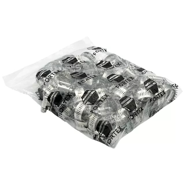 بست شیلنگ استیل 20/30 میلیمتر فورتکس (FORTEX) — تصویر ۱۱