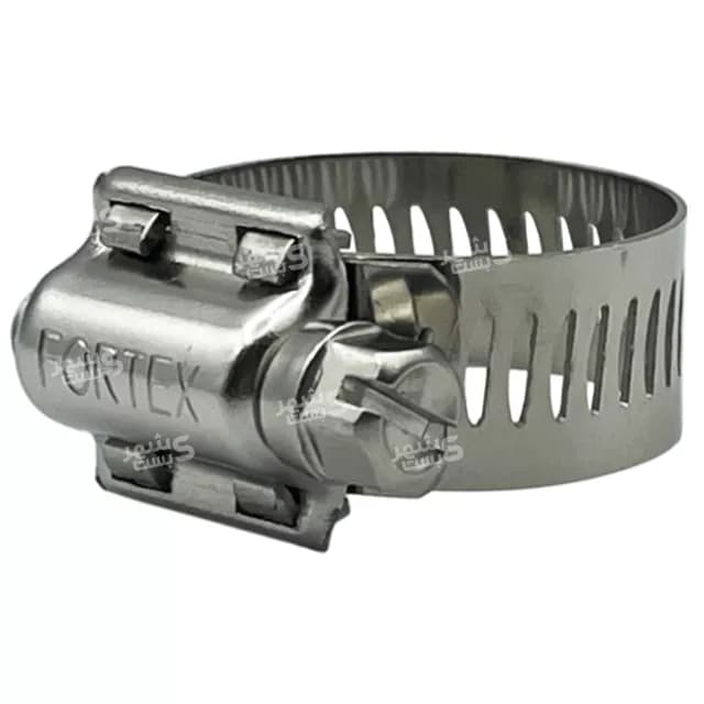 بست شیلنگ استیل 20/30 میلیمتر فورتکس (FORTEX)