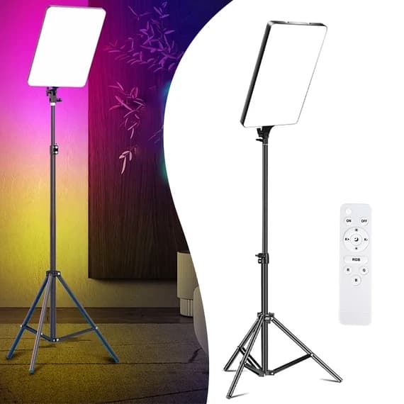 پنل نور ثابت PM-60 LED RGB — تصویر ۸
