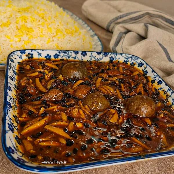 زرشک سیاه خورشت خلال — تصویر ۶