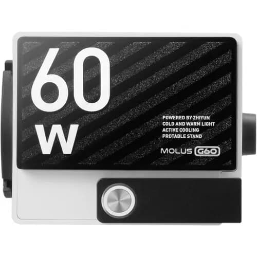 ويديو لايت ژیون Zhiyun MOLUS G60 Bi-Color Pocket COB Monolight — تصویر ۵
