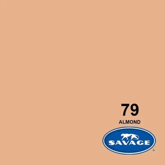 فون کاغذی سوج بادامی Savage Widetone Seamless #79 Almond — تصویر ۵