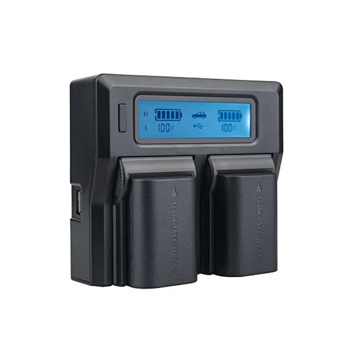 شارژر دوبل Coolcam Dual Charger LP-E6 همراه دو باتری LP-E6N — تصویر ۶