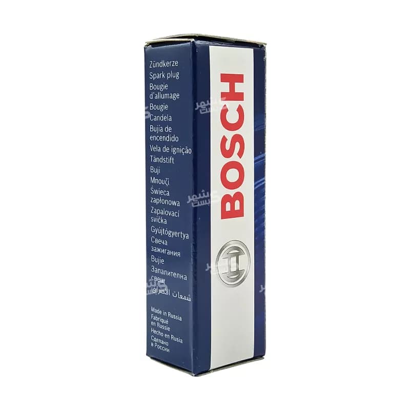 شمع خودرو تک پلاتین پایه کوتاه بوش BOSCH روسی مدل FR7DC+8 — تصویر ۷